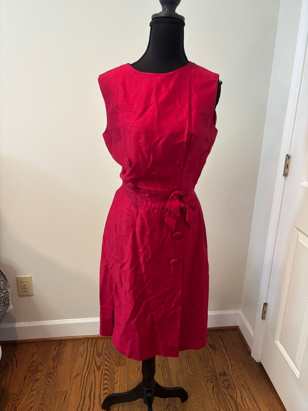 Vintage Carol Craig Red Cocktail Sheath